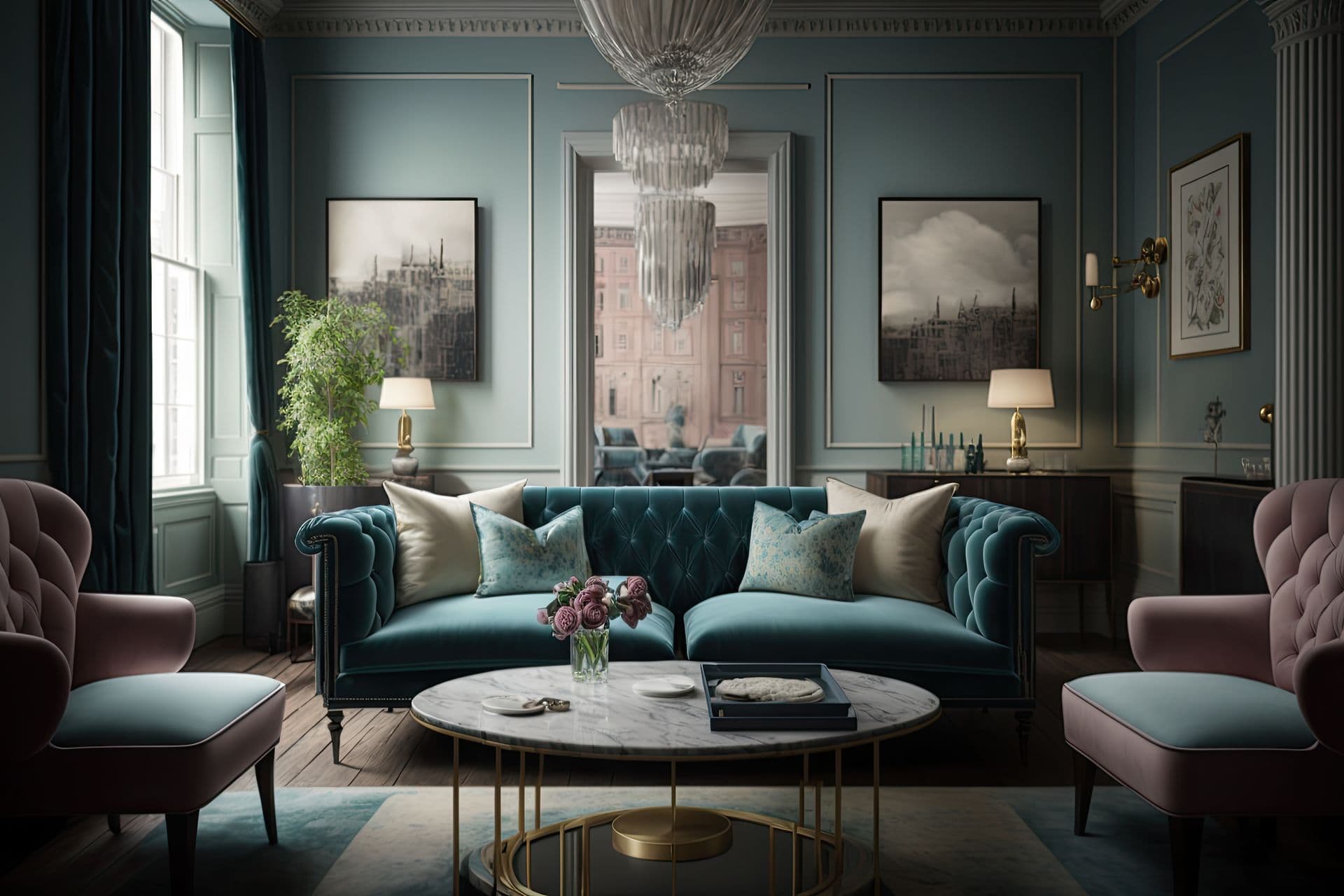 Jak ustawić stół w małym salonie?