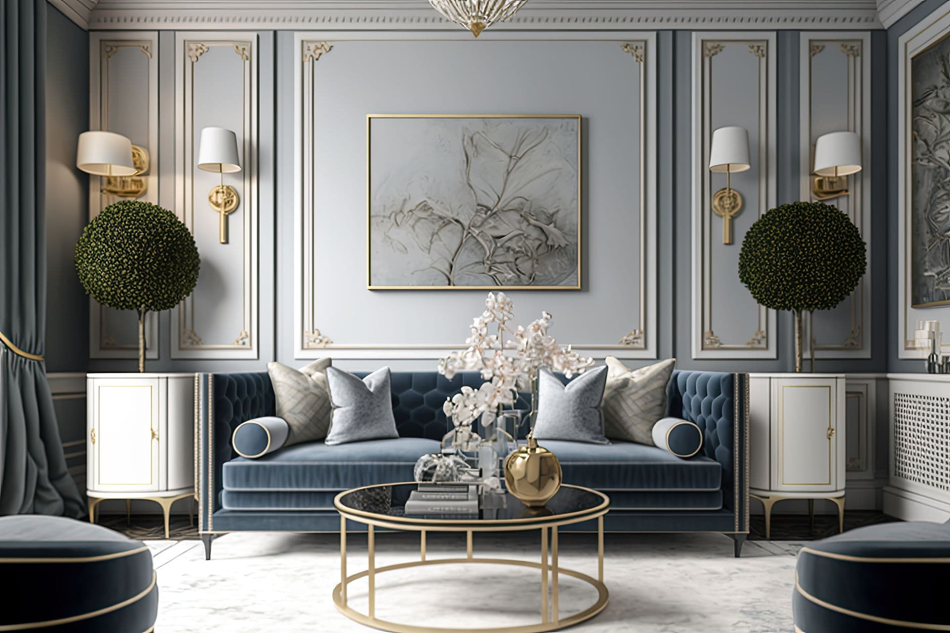 Jak oddzielić łóżko w salonie?